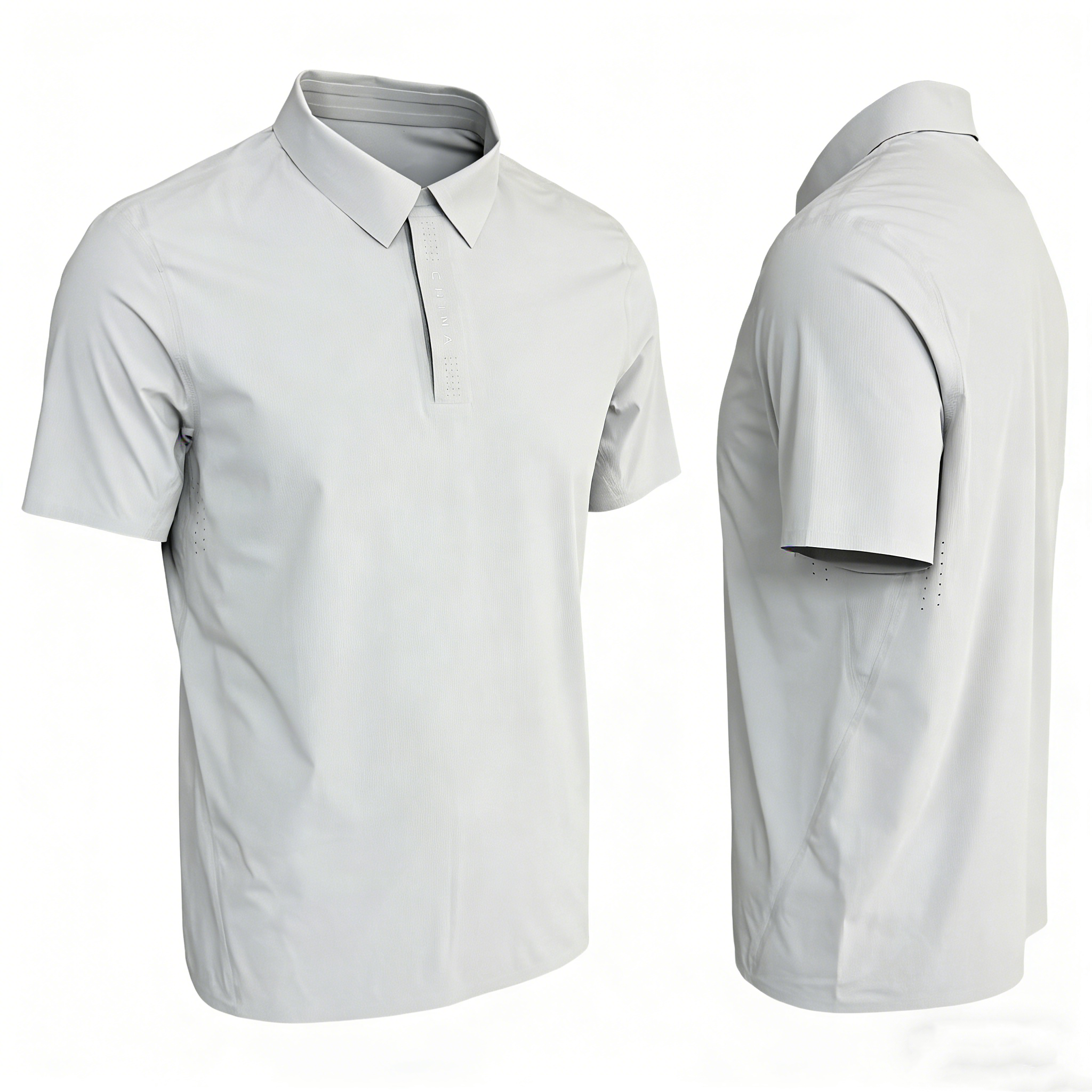 Men's Performance Tech Polo Fully Seamless Heat-Sealed Design