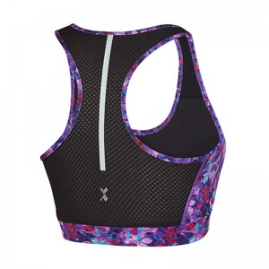 Women Yoga Bra Sports Underwear Running Wear Bra Sublimation Print
