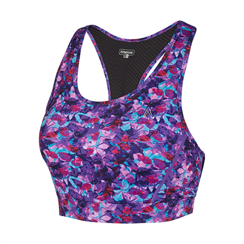 Women Yoga Bra Sports Underwear Running Wear Bra Sublimation Print 01