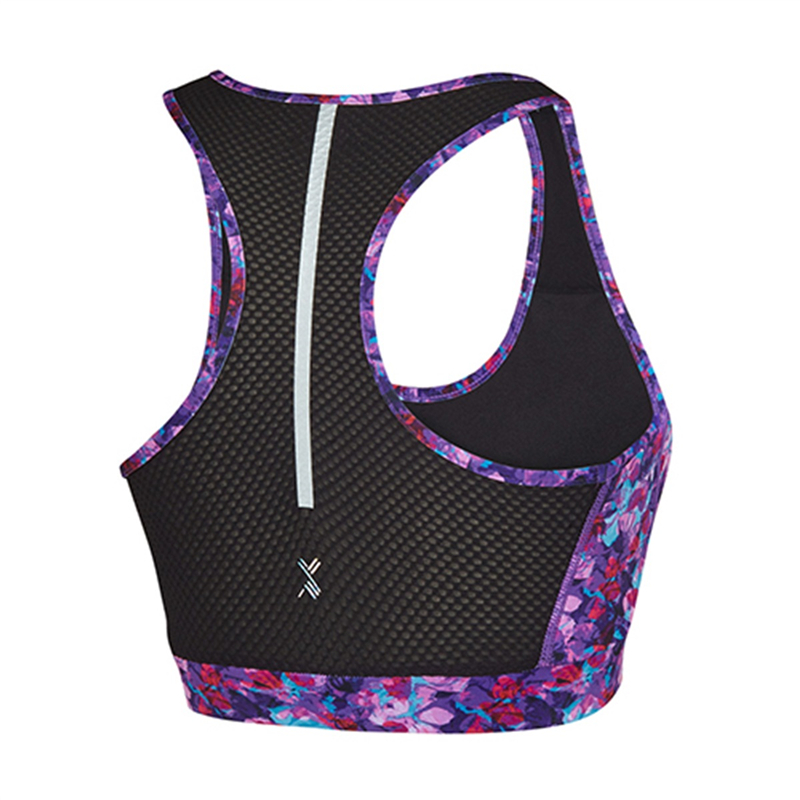 Women Yoga Bra Sports Underwear Running Wear Bra Sublimation Print 02