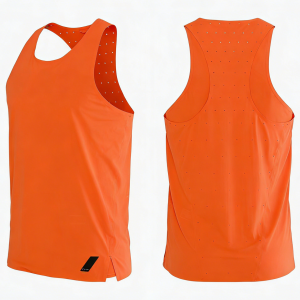 Tech Singlet Running vest with Laser perforation technology