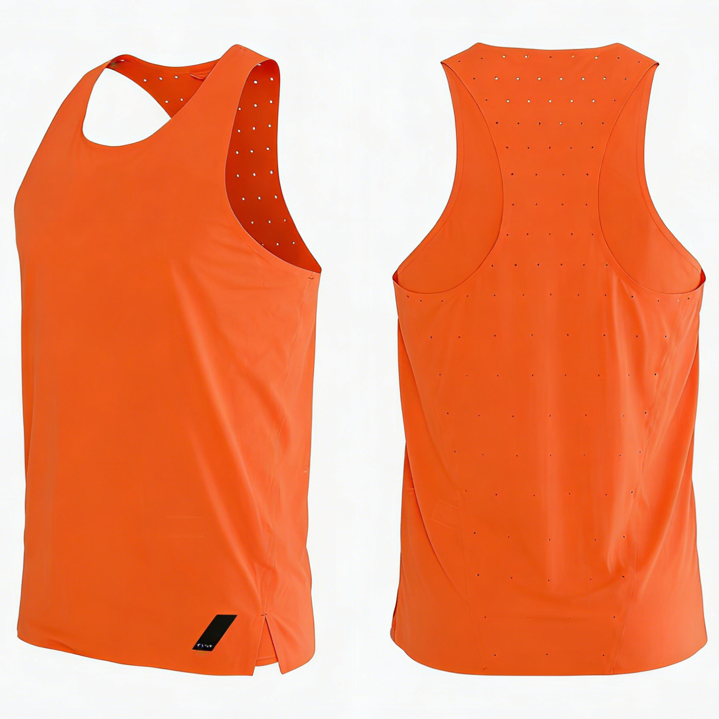 Laser Perforation Men’s Running Singlet Lightweight Featured Image